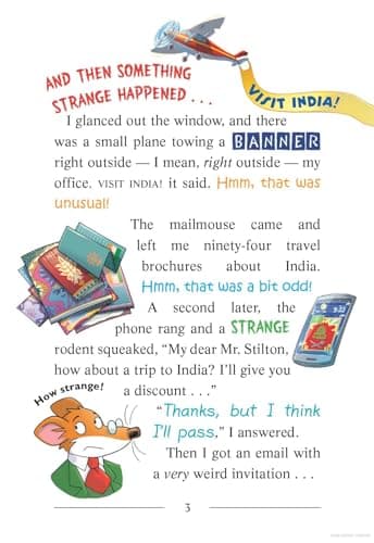 GERONIMO STILTON #65: BOLLYWOOD BURGLARY (PB) 4