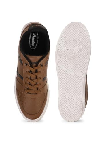 Bata 8514 Zion E Browncasual Sneakers Sport Shoes for Mens | Ideal for Everyday wear |Running| Walking | Regular wear Shoes |Latest Urban Footwear. Size- 7 4