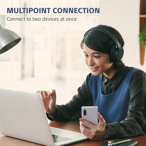 Sony WH-CH720N Noise Cancellation Wireless Bluetooth Over Ear Headphones with Mic, Up to 35Hrs Battery- Pink 5