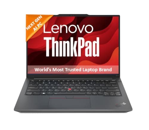 Lenovo ThinkPad E14, Intel Core Ultra 5 226V, 16GB RAM, 512GB SSD, WUXGA IPS 14”(35.56cm), Win 11 Pro, Black, 1.32Kg, 21U2003UIG, Fingerprint, Backlit, 300 Nits, 3Y Premier Warranty, AI Powered Laptop
