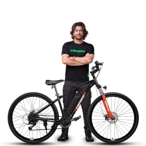 EMotorad T-REX AIR Electric Cycle | 50km Range | 7-Speed Multi Gears | Unisex E-Bike