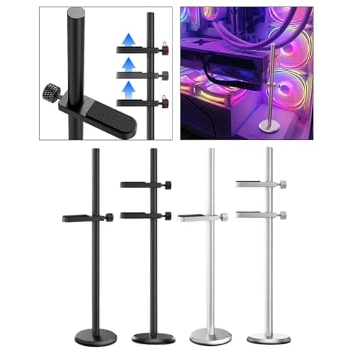 BNF® GPU Support Bracket Adjustable Heavy Duty Stable Video Graphics Card Support Black Single Bar| Computer Components & Parts |Case Parts & Accessories|1 Graphics Card Support Bracket 3
