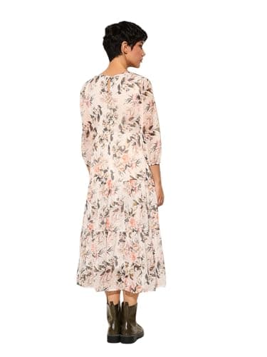 ONLY Women Fit and Flare Multicolor Dress 5