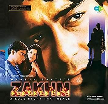 Zakhm - 8907011108805 - New Release Hindi LP Vinyl Record, Alka Yagnik, Kumar Sanu, M. M. Keeravani
