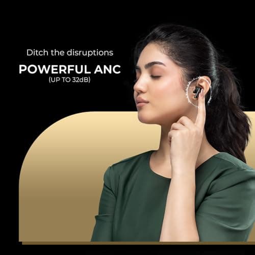 Noise Buds N1 Pro Truly Wireless Earbuds with Metallic Finish, ANC(Upto 30Db), 60H of Playtime, Dual Pairing, Instacharge(10 Min=200 Min), BT V5.3(Chrome Beige) 3