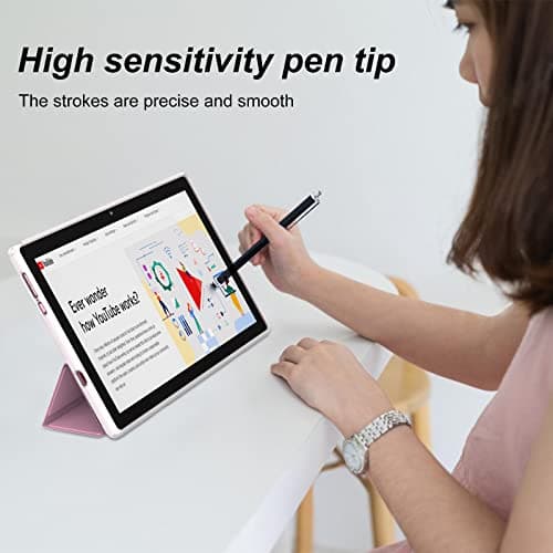 IWEGGO Android 15 Tablet, 10 Inch 12GB RAM + 64GB ROM / 1TB Expansion, 1.8Ghz Quad-core Processor, 8MP Camera 6000mAh Battery, 1280*800 Touchscreen, 2 in 1 Tablets with Keyboard Case Mouse Stylus 4