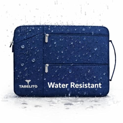 Tabelito Polyester Foam, Nylon Hybrid Laptopss Bag Sleeve Case Cover Pouch for Laptops (15.6 Inches /39.6Cm, Blue) 4