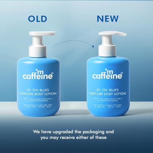 mCaffeine 5% Niacinamide & Glutathione for Brightening & Detan By The Blues Perfume Body Lotion 300ml | | Aquatic-Woody Fragrance | 72H Moisturization| Daily Use Summer Cream Bodylotion for Men & Wome 2