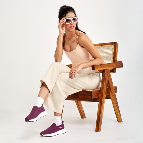 Campus Women's Annie Walking Shoes PRPL/SIL - 6UK/India 4