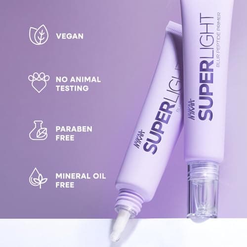 Nykaa Cosmetics Superlight Blur Peptide Primer (30G) 4