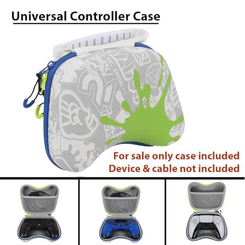 OIVO INDIA Multcolor Universal Travel EVA Game Controller Carrying Case Gaming Accessory Box (Compatible for Xbox One, Xbox, Xbox 360, PS3, PS4, PS5 PS2) 6