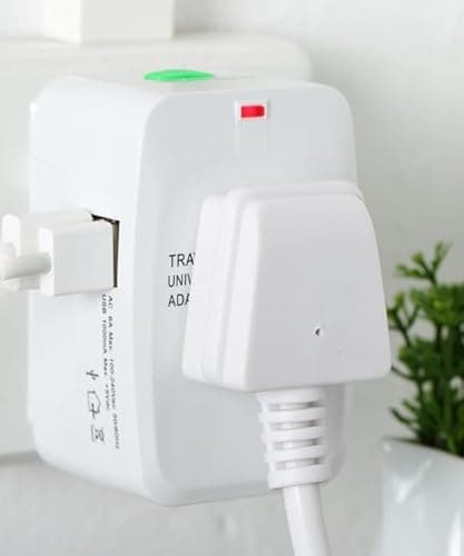 rts 224+ Countries Supported 2024 Universal Travel Adapter Plug International All in One Worldwide Universal Travel Adapters Compatible with Smart Phone,Laptop,Mobile,Camera,Tablet,White 2