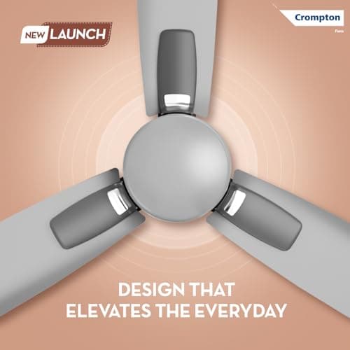 Crompton Energion Caelum 1200mm BLDC Ceiling Fan | Remote & Regulator Control | Multiple Fan Pairing on Remote | BEE 5 Star Rated| High Air Delivery | Low Noise| 4 Years Brand Warranty | Metallic Grey 3
