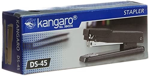 Kangaro Desk Essentials DS-45 All Metal Stapler | Standard Stapler with Quick Loading Mechanism | Sturdy & Durable for Long Time Use | Color May Vary, Pack of 1 2