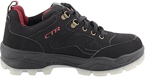 ADD GEAR Ctr Trekking Shoes Anti-Skid Hiking, Mountain Boots For Men And Women In Action (Black), 10 UK 2