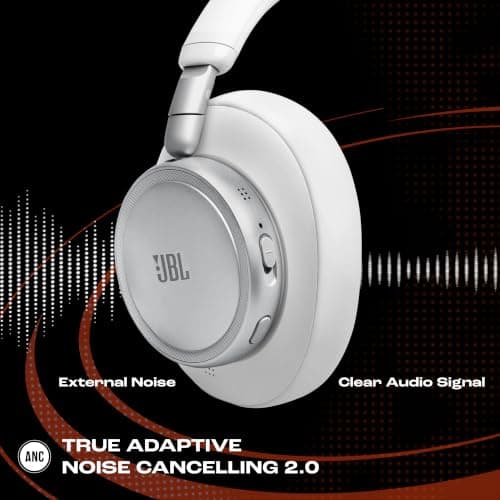 JBL New Live 780NC, Advanced Noise Cancellation 2.0 Wireless Headphones, Latest Technology (BT 6.0, Auracast, Hi-Res, LDAC, Spatial Sound, 6-mic, AI-Trained Algo) 80H Battery, 2Yrs* Warranty, Green 4