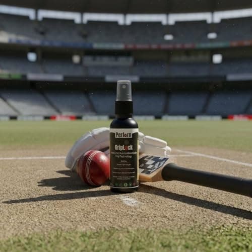 Grip Spray for Sports | Anti Slip Sweat Control | Reactivates on Rub | Long Lasting Grip for Gym, Cricket, Football, Badminton | Perforn GripLock | 50ML 2