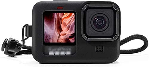 ADOFYS Accessories Kit for GoPro Hero 9/10/11/12 &13 Black with Waterproof Case + Ultra Clear Tempered Glass Screen Protector + Lens Protector + HD Front Display Lens Protector + Silicone Rubber 4