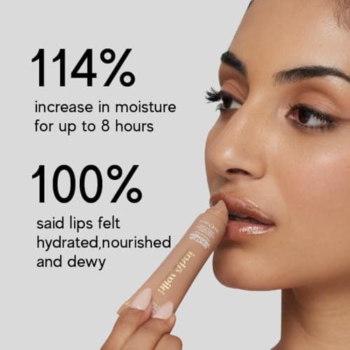 indē wild Masala Chai (15ml) Dewy Lip Balm | Hydrating & Plumping | Lasts 8+ hours | Nude & Non-Sticky | With Natural Desi Ghee, Peptides, Hyaluronic Acid & Shea Butter | Korean Formulation 2