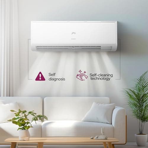 Godrej 1.5 Ton 3 Star| New Star Rated| Inverter Split AC | 5-in-1 Convertible Cooling | 5 Year Comprehensive Warranty| AI Powered| Heavy Duty Cooling at 52°C| (AC 1.5T EC HIC 18Q3TH WA) 5