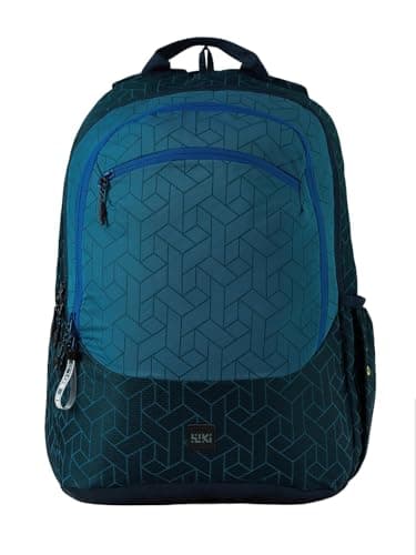 Wiki Stylish Unisex Backpack 2 Durable & Lightweight backpack for Men & Women | Backpack for Office, Gym, Travel (31.5 Litre, Navy)