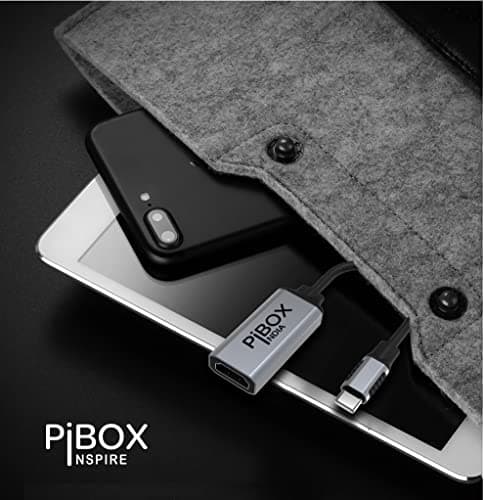 pibox India USB C to HDMI Adapter USB Type C to HDMI Adapter Cable for MacBook Pro 2018/2017, iPad Pro/MacBook Air 2018, Chromebook, Surface Book 2/Go, Samsung S8/S9/Plus, More (Grey Color) 4