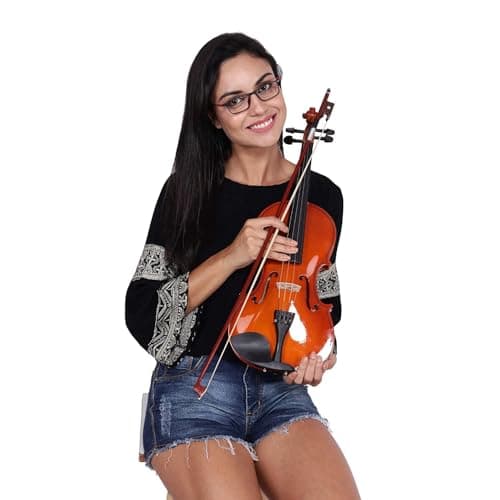 ARCTIC 4/4 Solid Wood Neo Violin Musical Instrument Violin for Beginners adults and learning Students with Hard Case, Rosin Maple Wood. (AR-PVK-01) 5