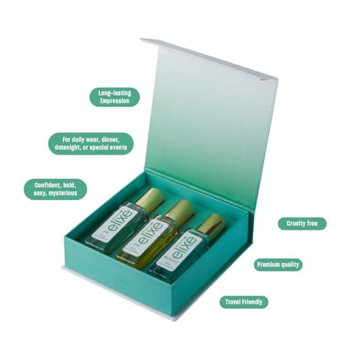 Elixe Fragrance Luxury Perfume Set For Men | Long Lasting EDP | 3x20ml | Gift Set for Men | Premium & Luxury Perfume Collection | Scents: Day | Eve | Midnight 2
