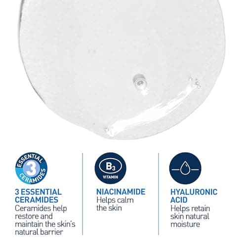 CeraVe Foaming Cleanser For Normal To Oily Skin (88ml) - Dermatologist-Developed Facewash | Non-Comedogenic And Fragrance-Free Cleansers For Acne-Prone Skin 3