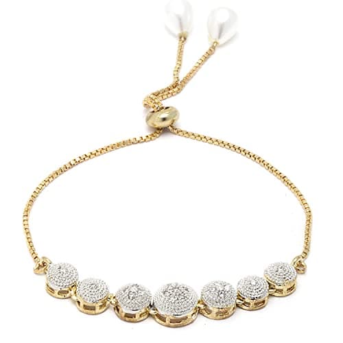 ZENEME Fashion Cubic Zirconia Gold Plated Choker Necklace Set Ring Bracelet With Earring Jewellery For Women Pack Of 4 6