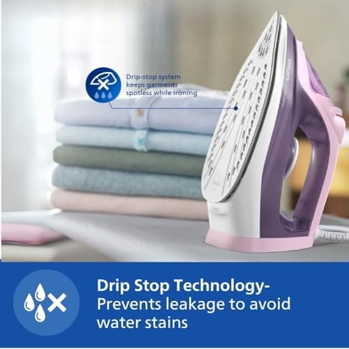 Philips Speed Pro DST3020/30 Steam iron 2200 W - World's No 1 Ironing brand, 35 gm/min Steam with 160 gm Steam Boost, Ceramic Soleplate, Drip Stop technology & 300 ml Water tank 5