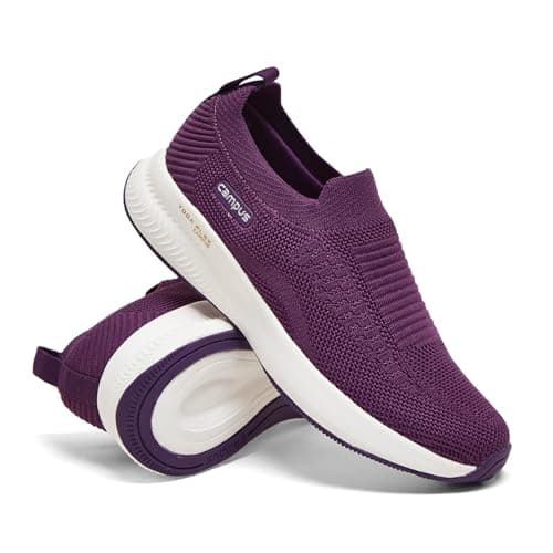 Campus Women's Annie Walking Shoes PRPL/SIL - 6UK/India 3