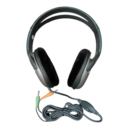 Wyuwing ovann stereo headphones Wired On Ear Headphone with 3.5mm stereo Jack, Built-in Microphone for Calling and PC, 2.5 Meter Cable, Soft Ear Cushion and Lightweight Design (Black) OV.680MW