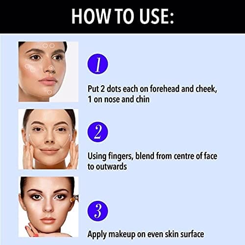 Blue Heaven Flawless Makeup Base Primer | Smooth & Long-Lasting Base | Pores & Fine Lines Minimizer Primer for Face makeup | Silk Matte Finish | Silicon Gel-Based Infused with Aloe Extracts | 16ml 4