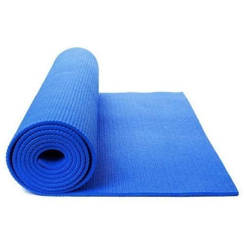 Fitness Exercise Gym Yoga mat 4mm Thickness with Yoga Bag & Strap for Men Women Color (Blue) 4