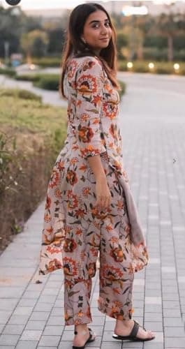 Women's Cotton Printed A-Line Kurta | Kurti for Women (XXL) 3