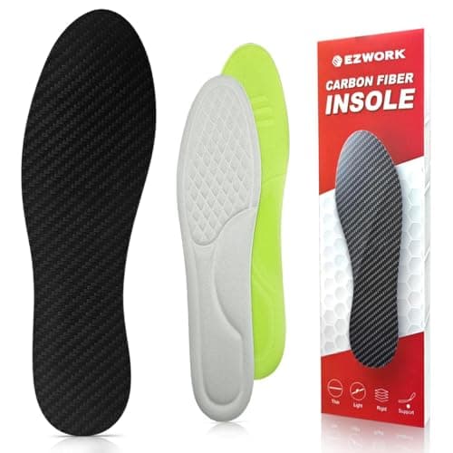 Meadawgs® Carbon Fiber Insoles Arch Support Inserts for Baseball Shoes Athletic Soccer 43|Clothing Shoes & Accessories | Unisex Clothing Shoes & Accs | Unisex Accessories |1 Pair Insoles 4