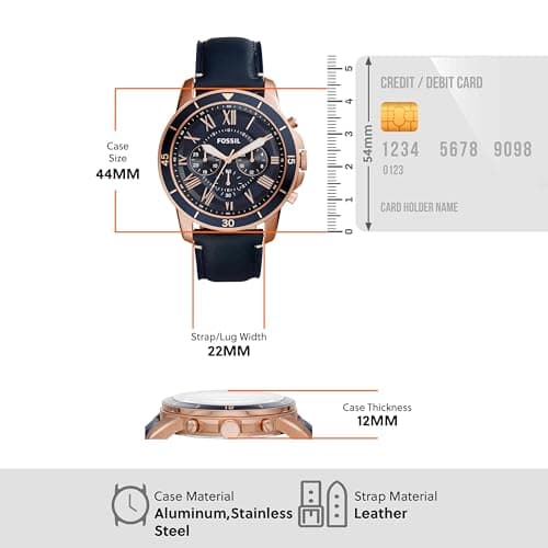 Fossil Grant Sport Blue Watch FS5237 3