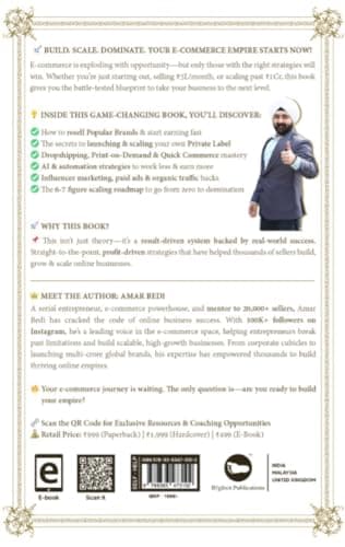 E-Commerce Masters Manual: Ultimate Guide to Selling Anything Online – Build, Scale & Automate Your Ecom Brand | By Amar Bedi 2