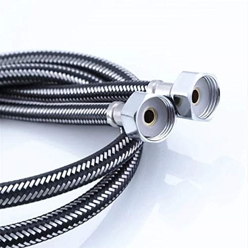 Bath Guru Stainless Steel Bathroom Kitchen Basin Mixer Hot & Cold Tap Hose/Connection Pipe (24 Inch) 3