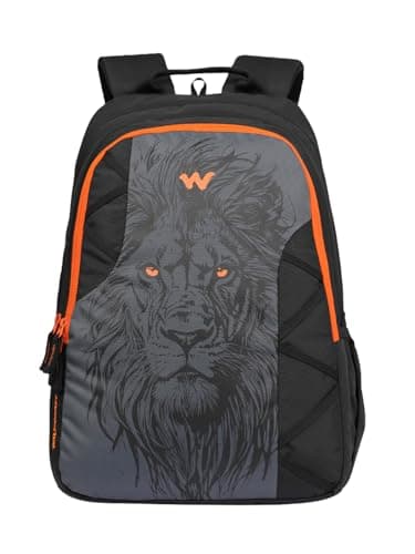 Wildcraft Animal Kingdom-Lion 3 Compartment Laptop Backpack 45L, Black1