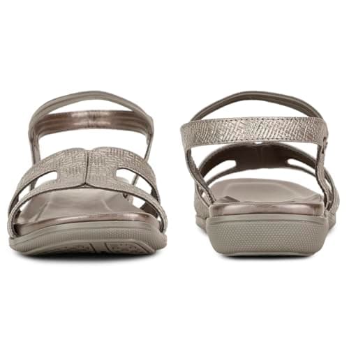 Bata Eve Sandal E 23 Women's Grey Sandals - 8 UK (5612030) 4