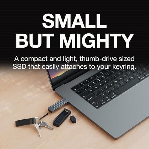 Seagate Ultra Compact 1TB SSD, 1,000 MB/s Transfer Speed, IP54 Dust & Water Resistance, Compatible with Windows, Mac, Android, iPhone, Tablets & Gaming Consoles, 6-Month Dropbox Backup 5