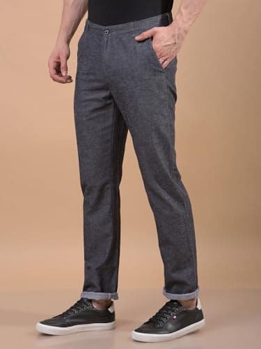 Crimsoune Club Men's Black Linen Trousers (34) 4