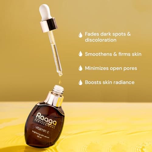 Raaga Professional Brightening Serum with Vitamin C and Niacinamide | Unlock Luminous Glow | Paraben-Free, Silicone-Free, Sulphate-Free | Ideal for All Skin Types 6