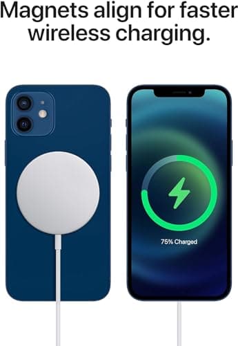 SKYCELL Wireless Charger Compatible for iPhone, Apple Magnetics and Magsafe White 2