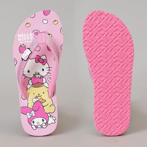 Kidsville Official Hello Kitty Printed Kids Girls Flip-Flop | Soft, Non-Slip, Indoor, Outdoor, House Slipper, Comfortable & Durable Footwear for Children 3