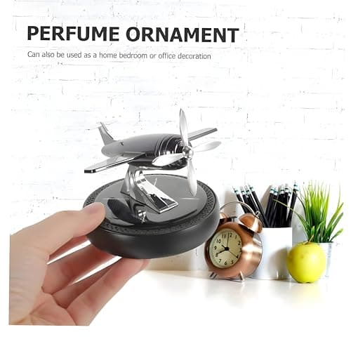 Sameili ® Car Seat Aroma Aeroplane Car Air Freshener Perfume Fragrance for Car Dashboard Car Aromatherapy Car Interior, Decoration Perfume 5 ML (Silver) 4