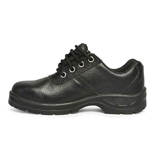 Tiger Mens Black Lorex Safety Shoes, 8 Inch 4