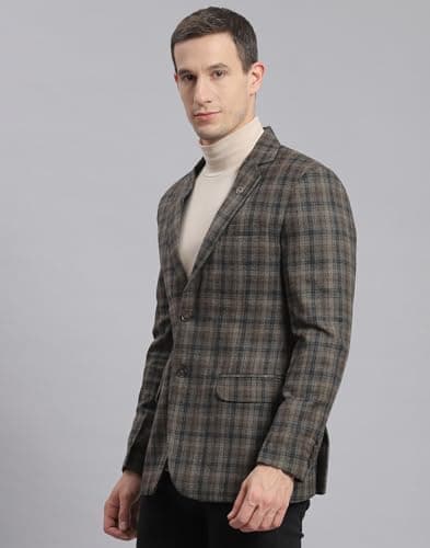 Monte Carlo Dark Brown Check Coat 3